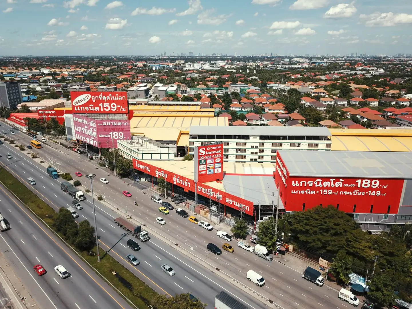 Image showing the location of Siamtak company