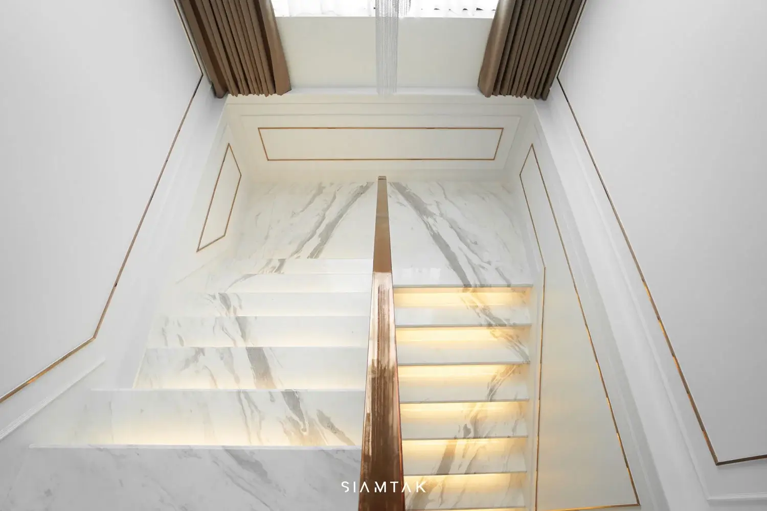 Your White Volakas marble staircase, Bunny Aire